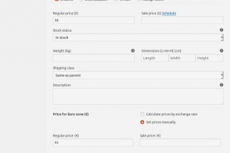 Variable product pricing